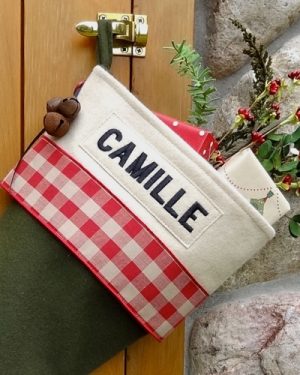 Personalized "Camille" Christmas Stocking