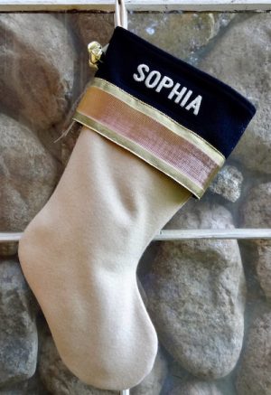 Personalized "Sophia" Christmas Stocking