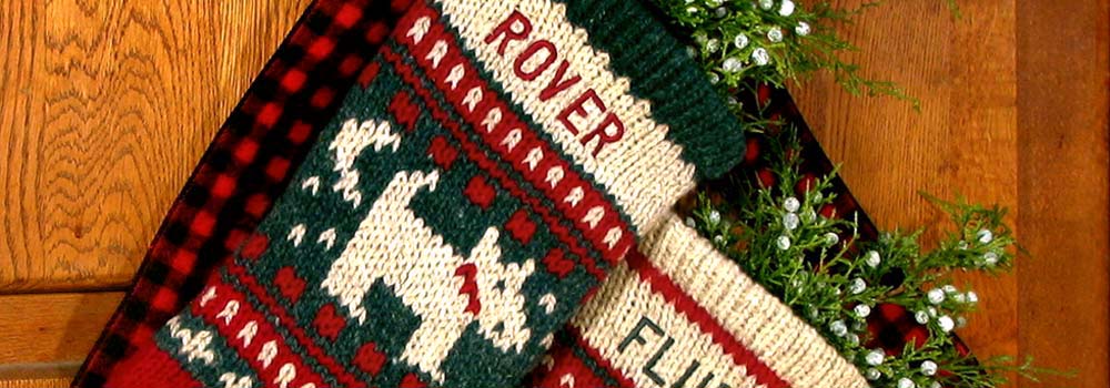 Evergreen Christmas Stocking Kits and Pattern - Annie's Woolens