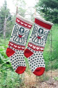 Evergreen Christmas Stocking Kits and Pattern - Annie's Woolens