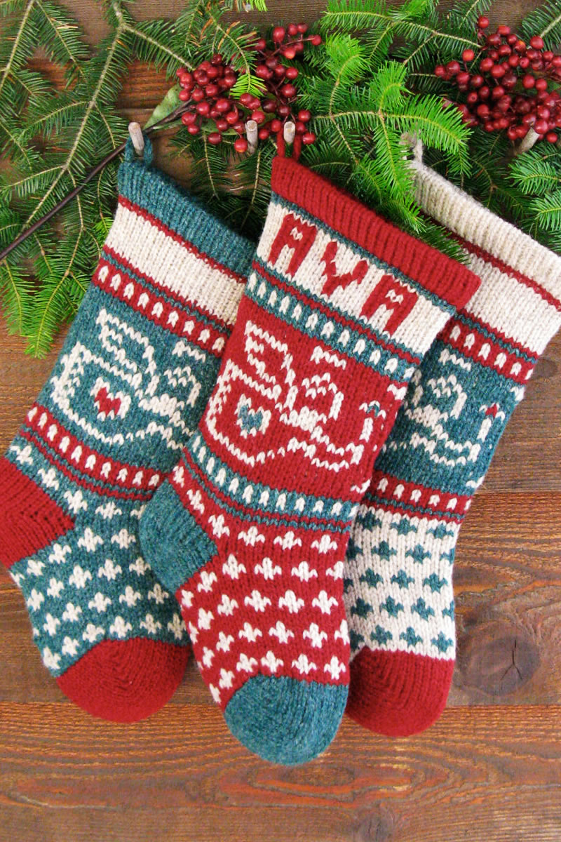 Baby Angel Christmas Stocking Kits and Pattern - Annie's Woolens