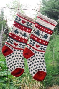 Evergreen Christmas Stocking Kits and Patterns