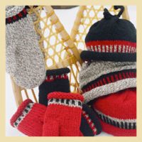 Nordic Hat Mittens Knitting Pattern