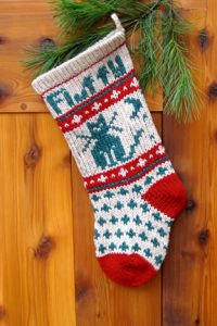 Cat Christmas Stocking Kits and Patterns