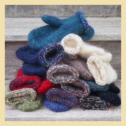 Mohair Mittens Knitting Pattern
