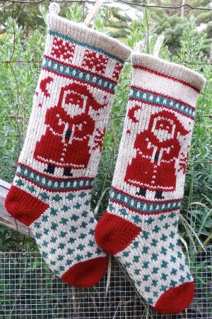 Santa Christmas Stocking Kits and Pattern