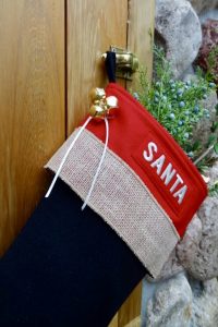 Personalized "Santa" Christmas Stocking